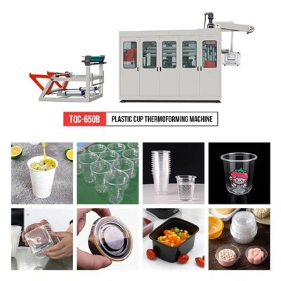 Máquina de termoformagem hidráulica totalmente automática